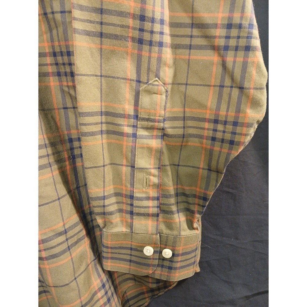 Brooks Brothers Non-Iron 346 Green Plaid Long-Sleeve Button-Down Size XL - Picture 8 of 8